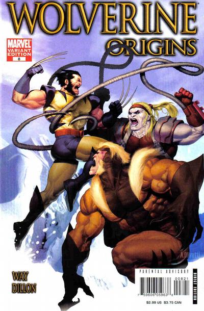 WOLVERINE ORIGINS (2006) #8 OLIVETTI CVR