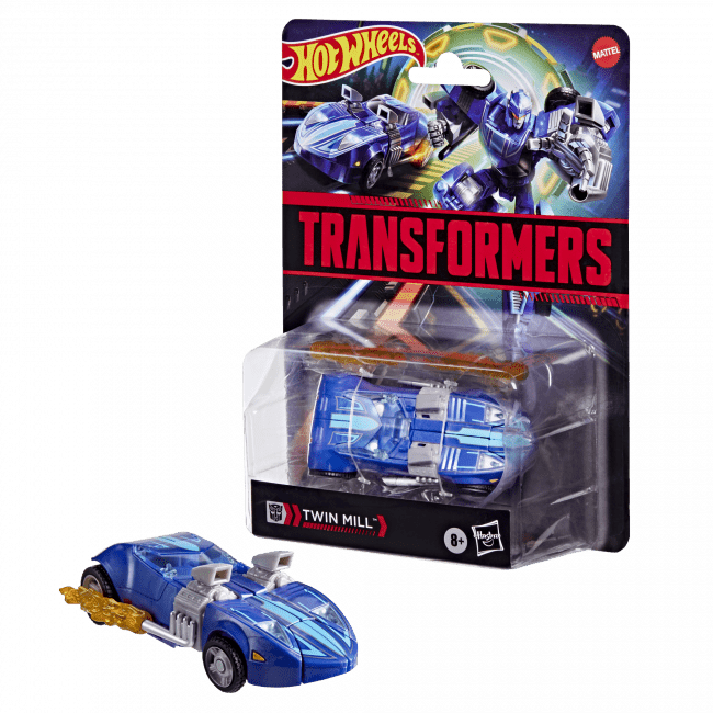 TRANSFORMERS COLLABORATIVE HOT WHEELS X TRANSFORMERS TWIN MILL AF