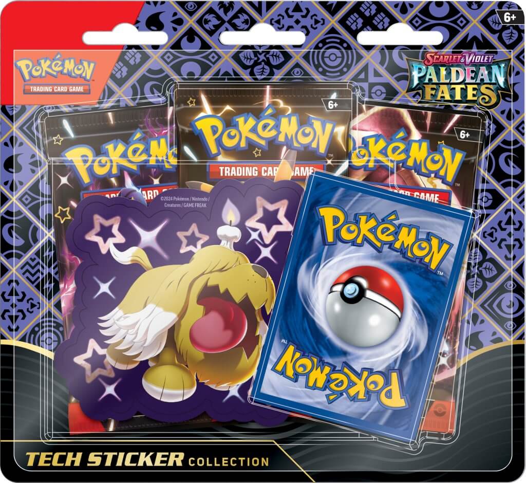 POKEMON TCG: SCARLET & VIOLET 4.5 PALDEAN FATES TECH STICKER BLISTER (RANDOM ALLOCATION)