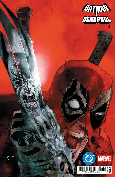 BATMAN DEADPOOL (2025) #1 (ONE SHOT) CVR Q BILL SIENKIEWICZ INCREDIBLE HULK 340 HOMAGE CARD STOCK VAR