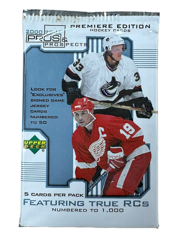 2000 2001 UPPER DECK PROS PROSPECTS NHL HOCKEY CARD PACK