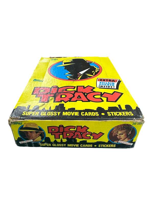 1990 TOPPS DICK TRACY MOVIE CARD BOX