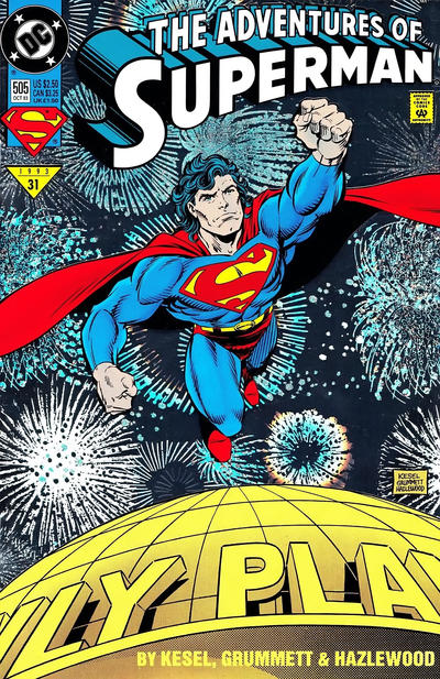ADVENTURES OF SUPERMAN (1987) #505 ENHANCED FOIL CVR