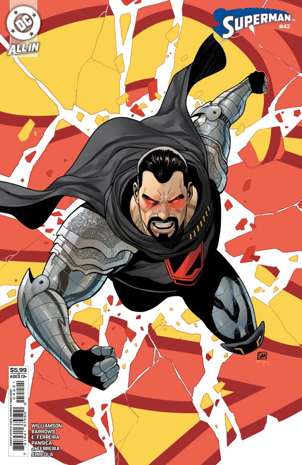 SUPERMAN (2023) #42 CVR B DANIEL SAMPERE CARD STOCK VAR (KINGDOM OF ZOD)