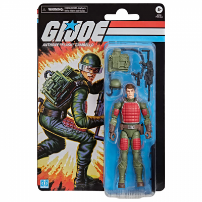 GI JOE CLASSIFIED SERIES RETRO CARDBACK ANTHONY FLASH GAMBELLO AF