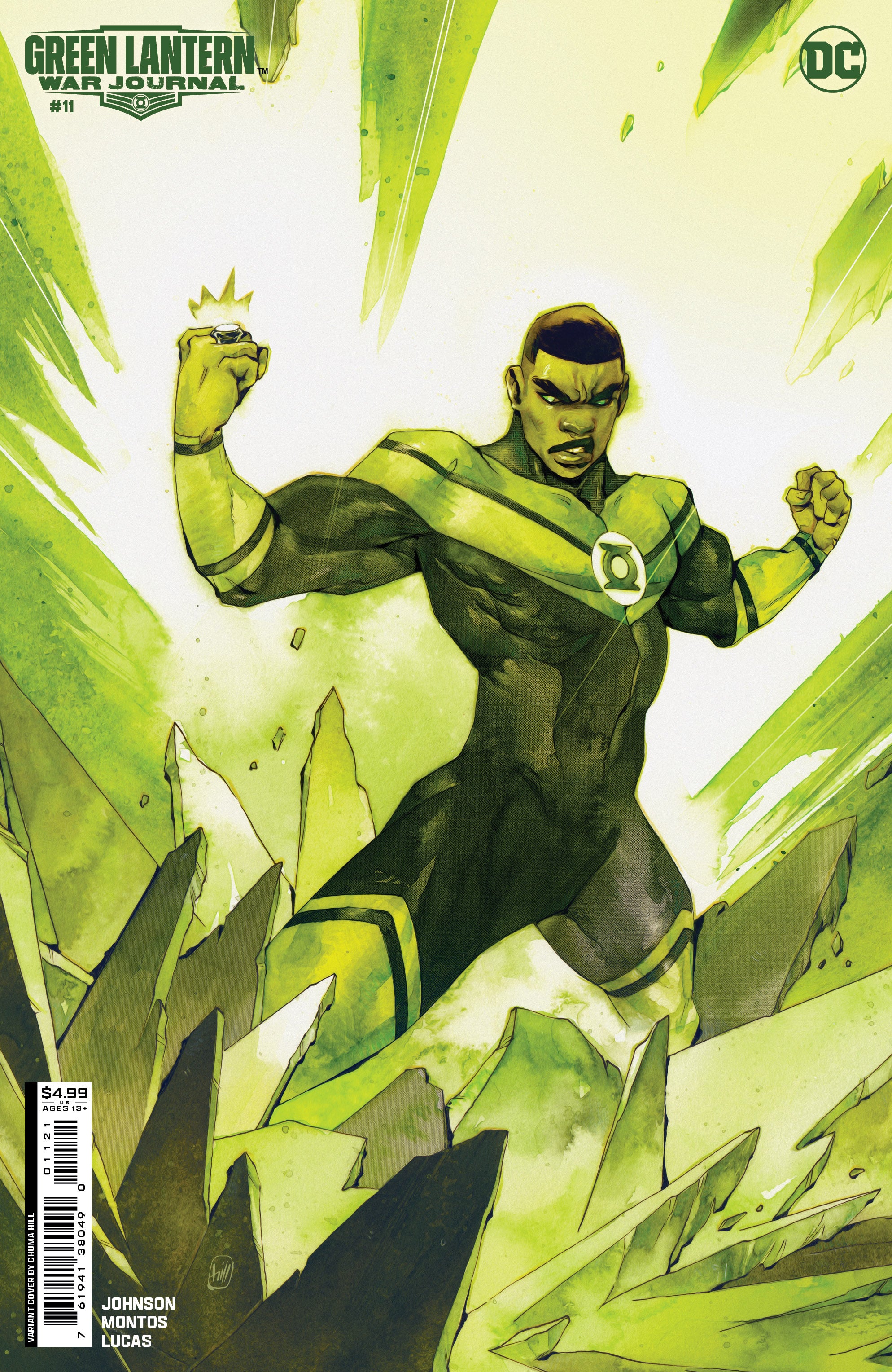 GREEN LANTERN WAR JOURNAL (2023) #11 CVR B CHUMA HILL CARD STOCK VAR