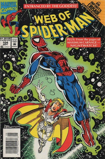 WEB OF SPIDER-MAN (1985) #104 NEWSSTAND EDITION (FN)