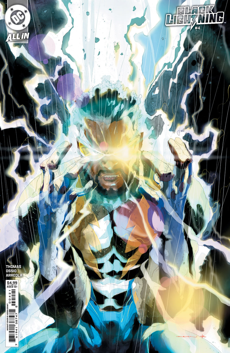 BLACK LIGHTNING (2024) #4 CVR B KERON GRANT CARD STOCK VAR