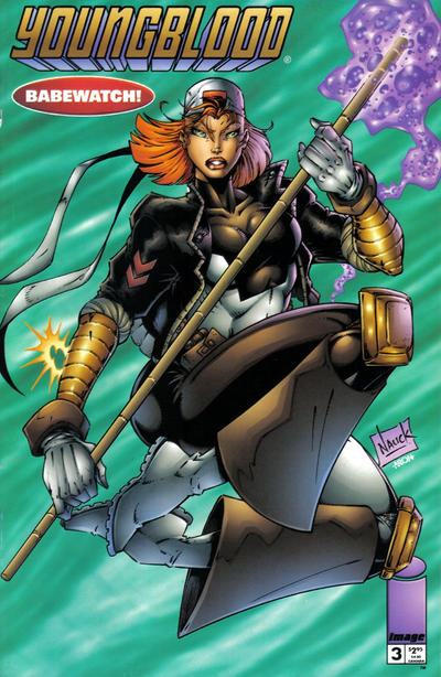 YOUNGBLOOD (1995) #3 KNIGHTSABRE COVER