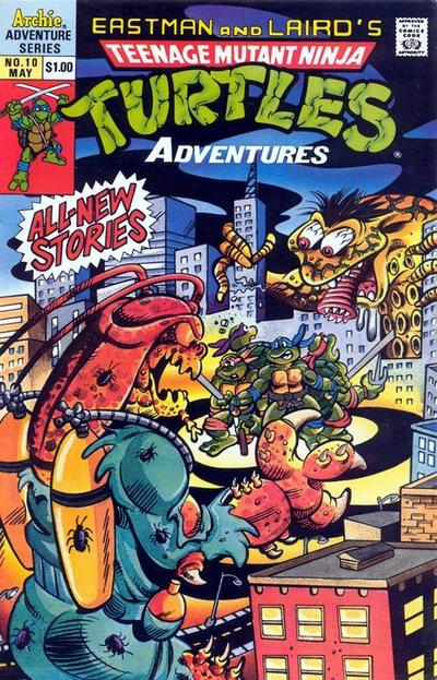 TEENAGE MUTANT NINJA TURTLES ADVENTURES (1989) #10 3RD PRINTING