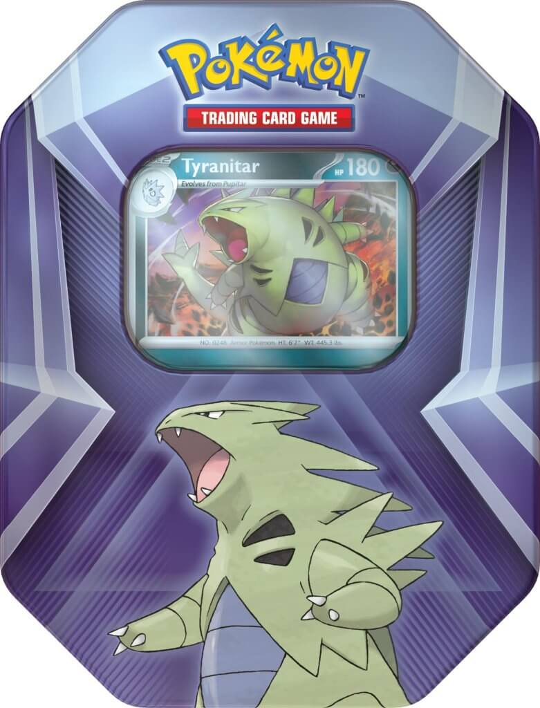 POKEMON TCG: TRIPLE WHAMMY TYRANITAR COLLECTOR TIN