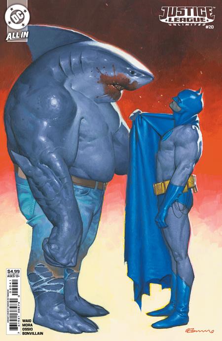 JUSTICE LEAGUE UNLIMITED (2024) #20 CVR D FABRIZIO DE TOMMASO CARD STOCK VAR