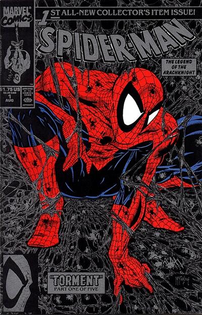 SPIDER-MAN (1990) #1 SILVER EDITION (VF/NM)