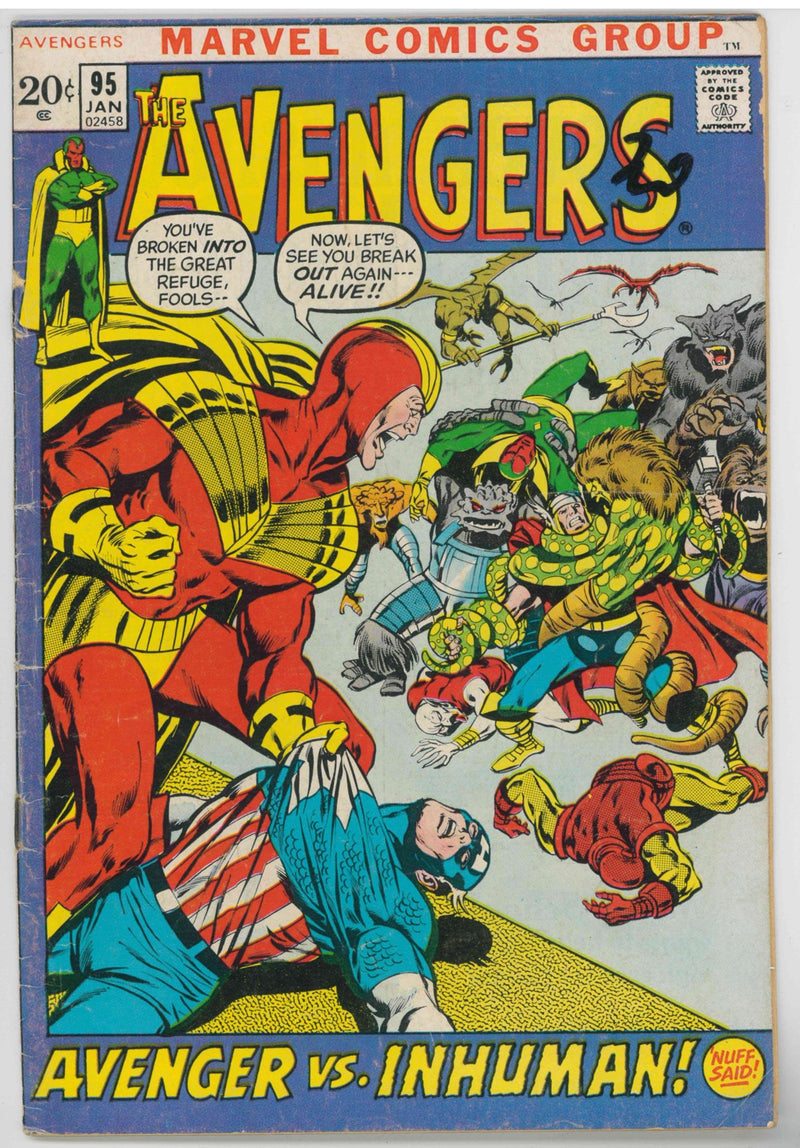 AVENGERS (1963) #95 (GD/VG)