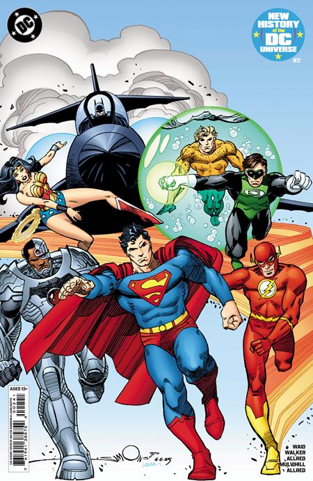 NEW HISTORY OF THE DC UNIVERSE (2025) #2 CVR G INC 1:25 WALTER SIMONSON CARD STOCK VAR