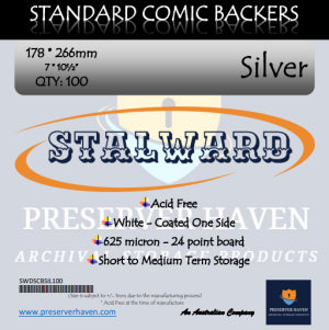 STALWARD BACKING BOARDS - SILVER AGE