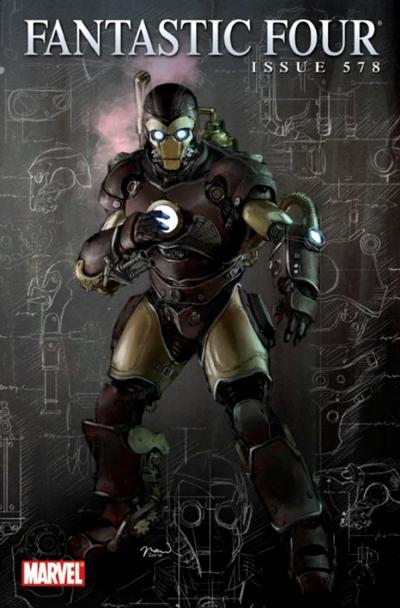 FANTASTIC FOUR (1998) #578 15 COPY INCV IRON MAN BY DESIGN PAREL VAR