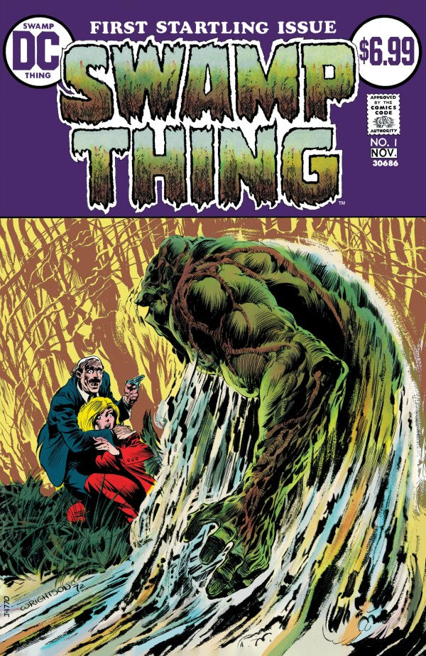 SWAMP THING (1972) #1 FACSIMILE EDITION (2026) CVR C BERNIE WRIGHTSON FOIL VAR