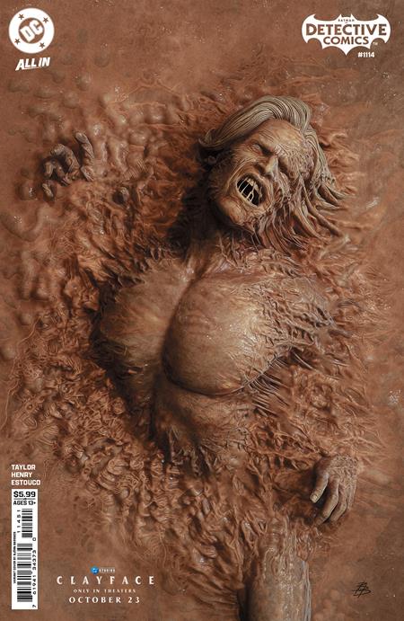 DETECTIVE COMICS (2016) #1114 CVR E BJORN BARENDS CLAYFACE MOVIE CARD STOCK VAR (BATMAN BAD SEEDS)