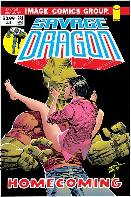 SAVAGE DRAGON (1993) #281 CVR B ERIK LARSEN 70S TRADE DRESS