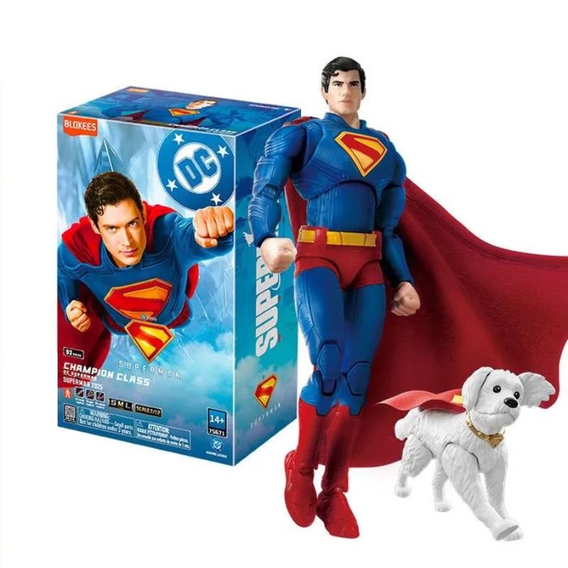 BLOKEES DC CHAMPION CLASS SUPERMAN 2025 WITH KRYPTO MODEL
