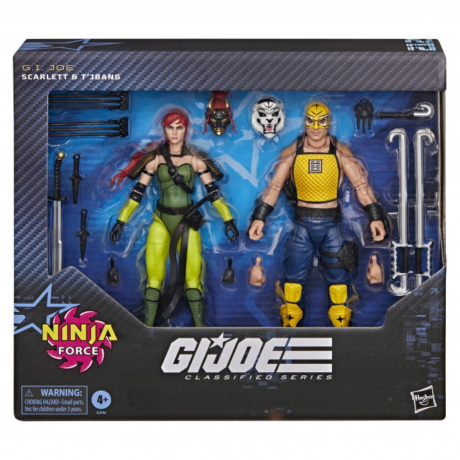 GI JOE CLASSIFIED SERIES #212 NINJA FORCE SCARLETT AND T'JBANG