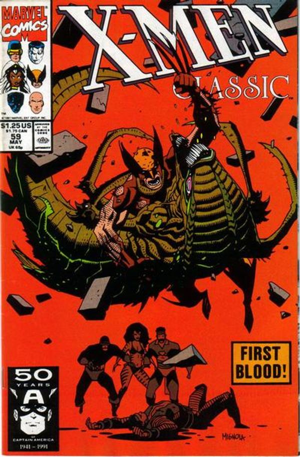 X-MEN CLASSIC (1986-1995) #59 (CLASSIC X-MEN) (FN/VF)