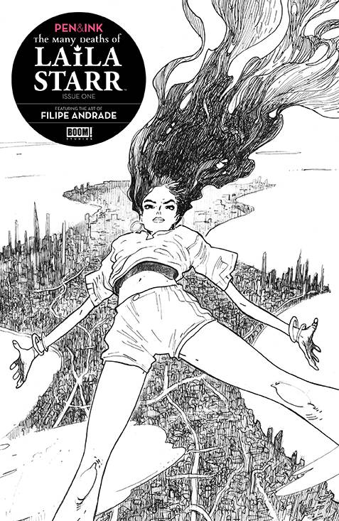 MANY DEATHS OF LAILA STARR PEN & INK (2023) #1 CVR B UV SPOT