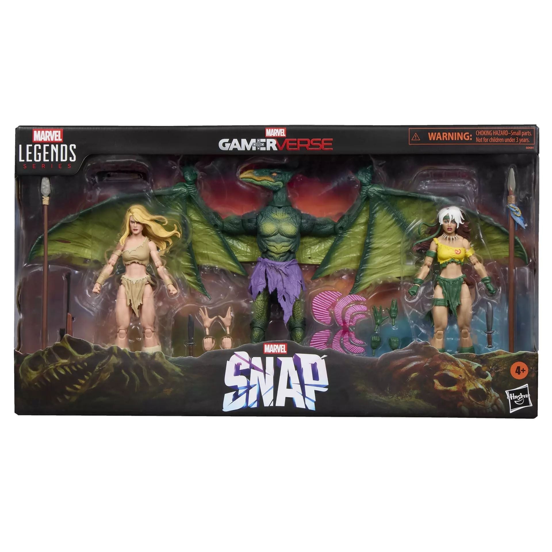 MARVEL LEGENDS SERIES GAMERVERSE MARVEL SNAP SAVAGE LAND 3-PACK AF