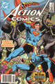 ACTION COMICS (1938) #572 NEWSSTAND EDITION (MARK WAIDS FIRST PUBLISHED WORK)