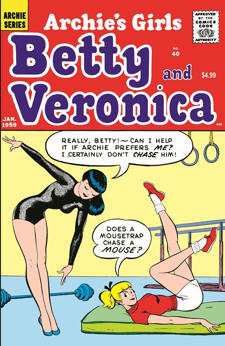 BETTY AND VERONICA (1951) #40 FACSIMILE EDITION (2025) CVR A HARRY LUCEY