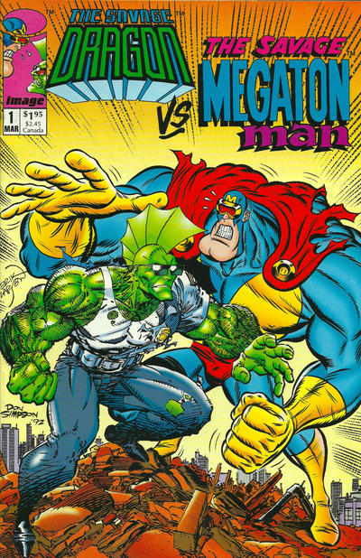 SAVAGE DRAGON VS SAVAGE MEGATON MAN SPECIAL (1993) #1 (ONE SHOT)