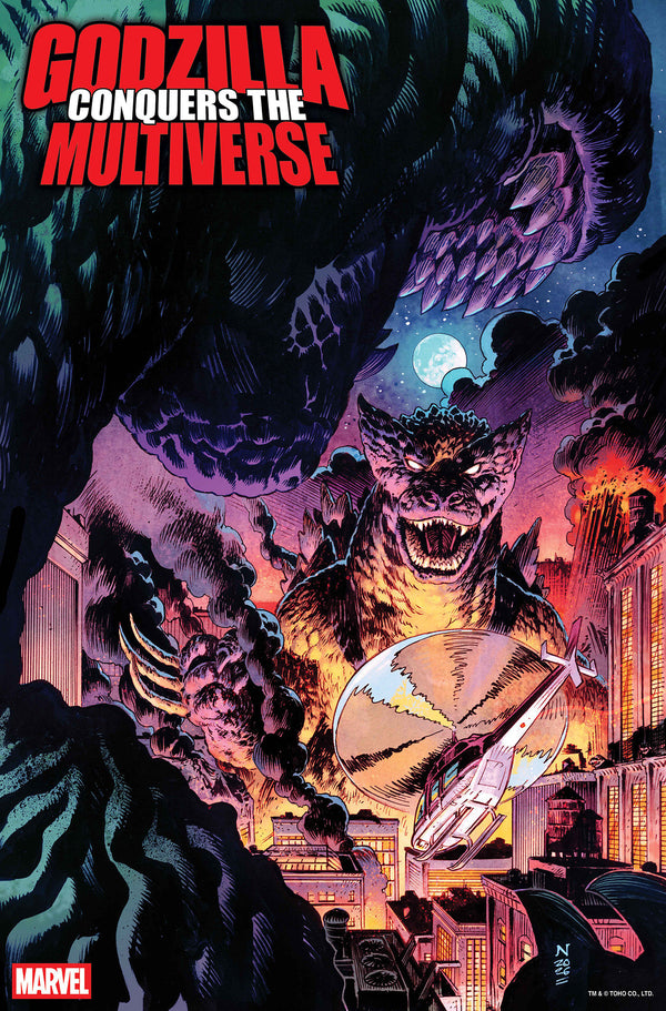 GODZILLA CONQUERS THE MULTIVERSE (2026) #1 NIC KLEIN HEISEI GODZILLA VAR