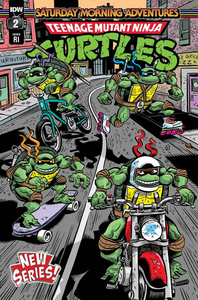 TMNT SATURDAY MORNING ADVENTURES CONTINUED (2023) #2 CVR D 10 COPY INCV LAWSON