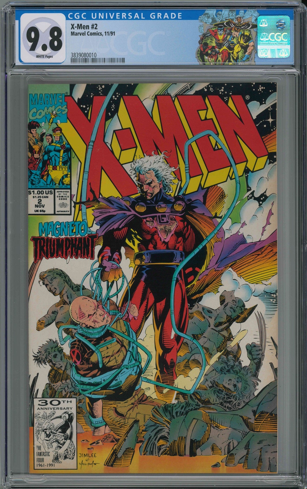 CGC X-MEN VOL 2 #2 (9.8)