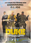 DUKE / COBRA COMMANDER FOLDED PROMO POSTER
