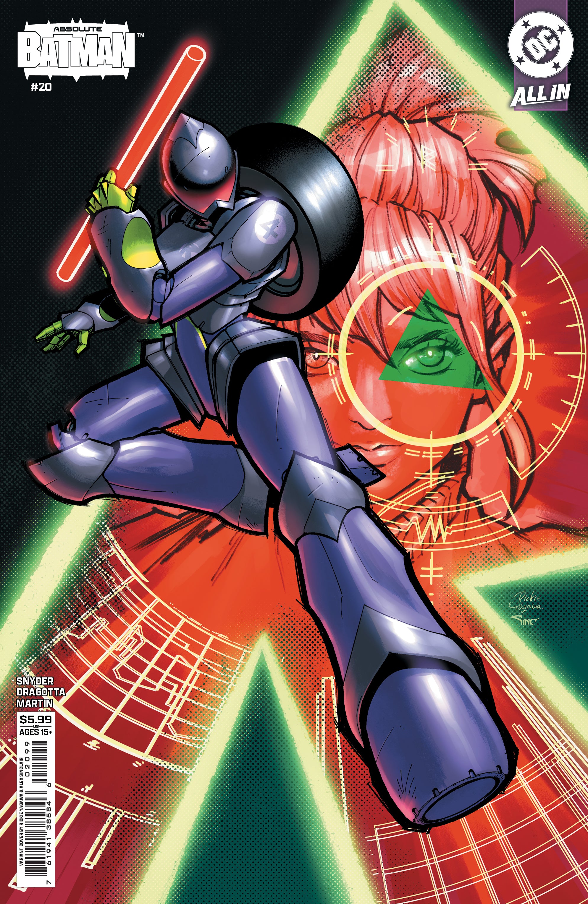 ABSOLUTE BATMAN (2024) #20 CVR H RICKIE YAGAWA ALEX & SINCLAIR ROBINS STEPHANIE BROWN CARD STOCK VAR