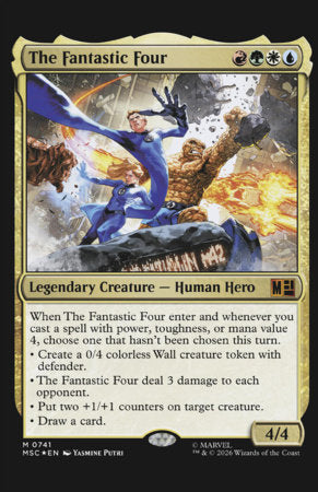 FANTASTIC FOUR (2025) #12 CLASSIFIED ARTIST MAGIC THE GATHERING VAR
