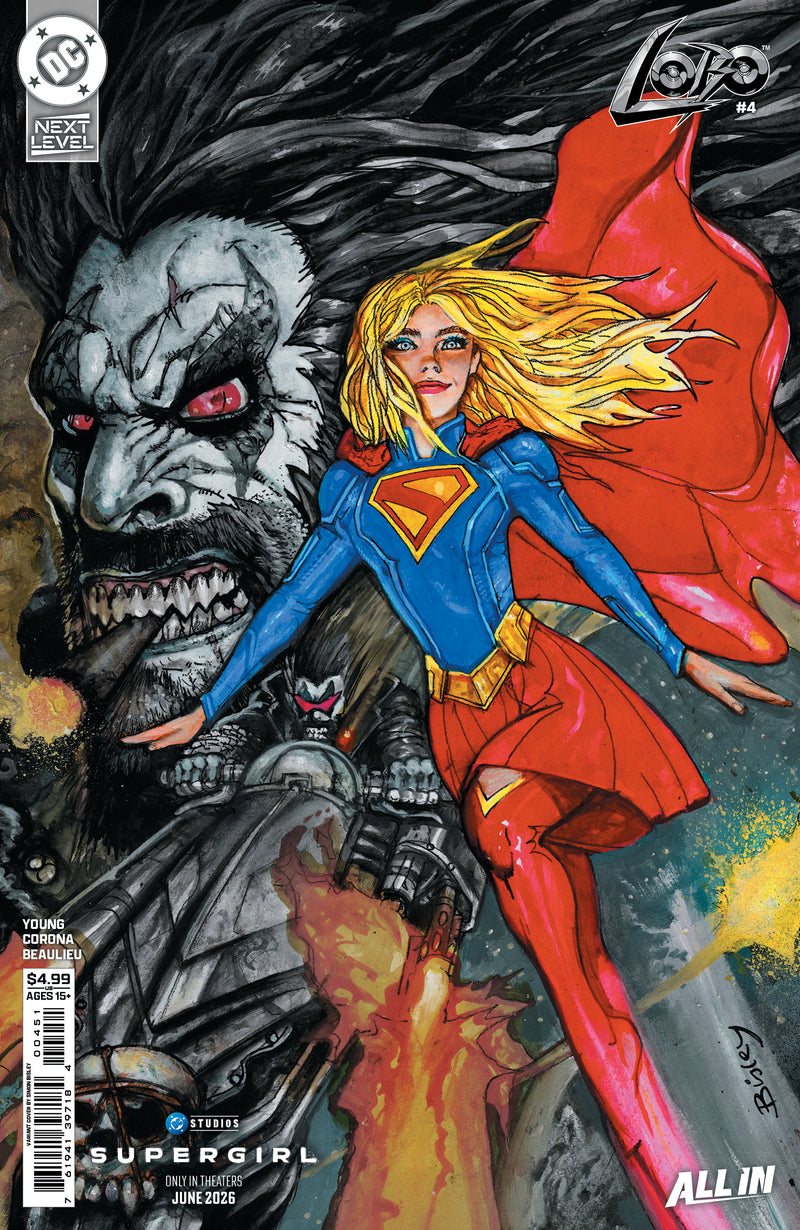 LOBO (2026) #4 CVR E SIMON BISLEY SUPERGIRL MOVIE CARD STOCK VAR