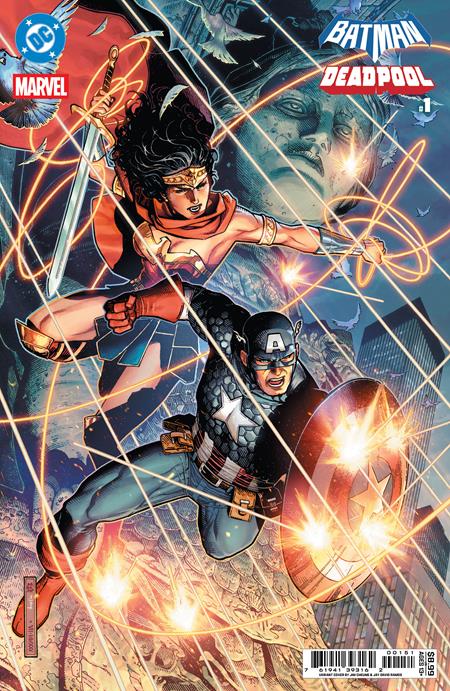 BATMAN DEADPOOL (2025) #1 (ONE SHOT) CVR E JIM CHEUNG WONDER WOMAN CAPTAIN AMERICA CARD STOCK VAR
