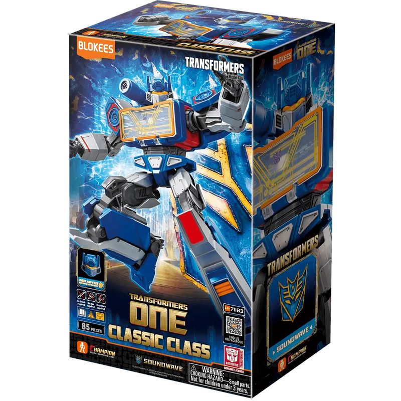 BLOKEES TRANSFORMERS ONE CLASSIC CLASS SOUNDWAVE MODEL