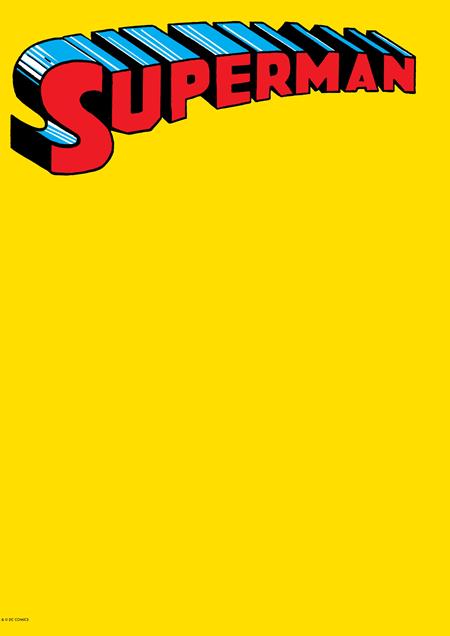 SUPERMAN (1939) #1 FACSIMILE EDITION (2025) CVR C BLANK VAR