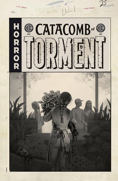EC CATACOMB OF TORMENT (2025) #4 CVR D INC 1:20 REIKO MURAKAMI B&W ARTIST EDITION VAR