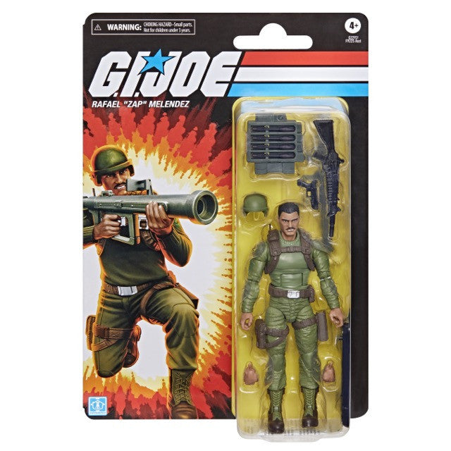 GI JOE CLASSIFIED SERIES RETRO CARDBACK RAFAEL "ZAP" MELENDEZ AF