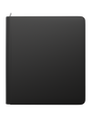 PALMS OFF GAMING STEALTH SERIES 12 POCKET BLACK ZIP TRADING CARD BINDER