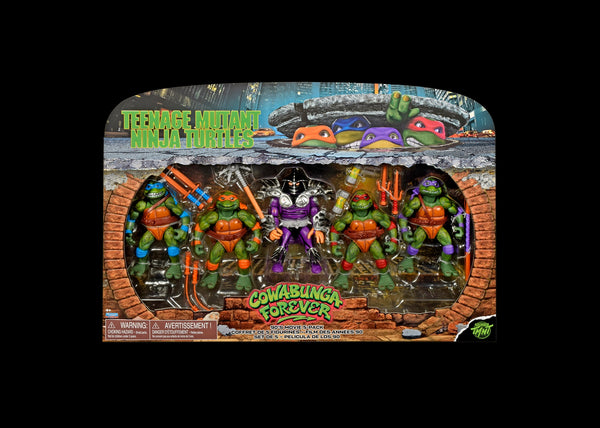 TMNT CLASSIC COWABUNGA 5 PACK AF