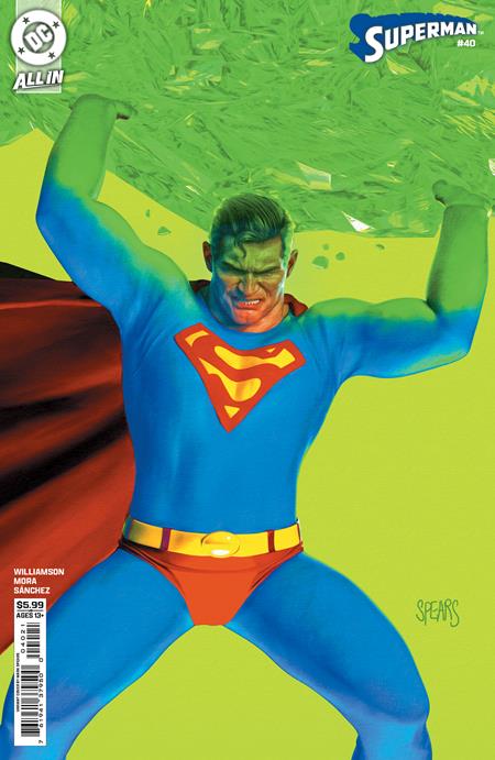 SUPERMAN (2023) #40 CVR B MARK SPEARS CARD STOCK VAR