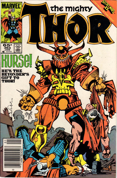 THOR (1962) #363 NEWSSTAND EDITION (VF)