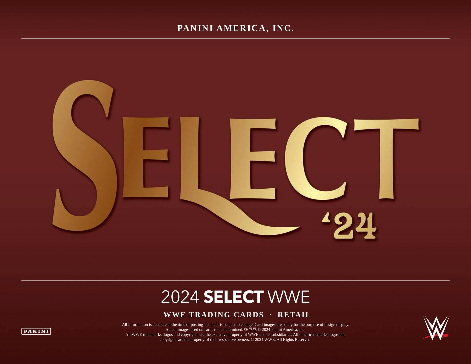 2024 PANINI SELECT WWE BLASTER BOX