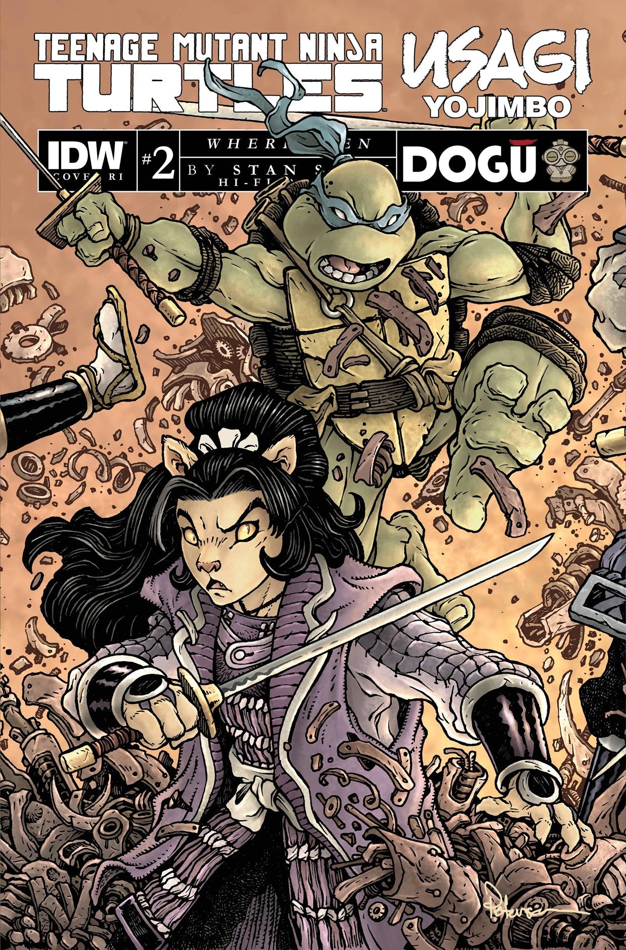 TMNT USAGI YOJIMBO WHEREWHEN (2023) - 50 COPY VARIANT SET (SEE NOTES)